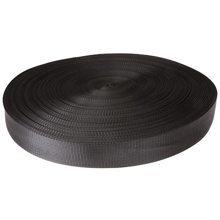 Us Cargo Control 2" x 300' 6K Polyester Cargo Webbing - Black NS-WEB26000BLK